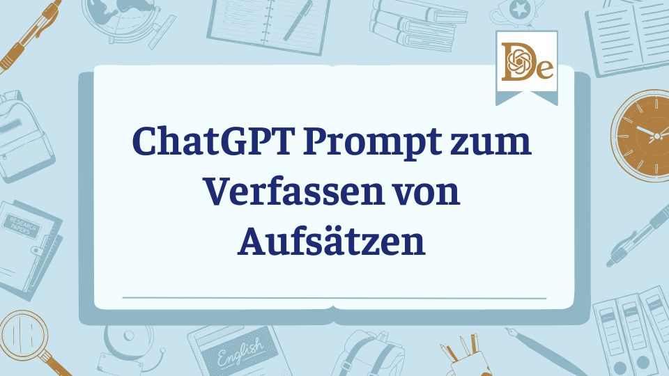 ChatGPT Prompt zum Verfassen von Aufsätzen