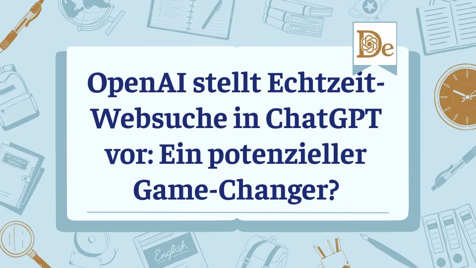 OpenAI stellt Echtzeit-Websuche in ChatGPT vor Ein potenzieller Game-Changer